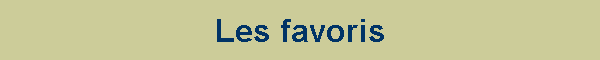 Les favoris