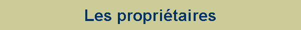 Les propritaires
