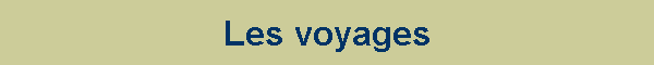 Les voyages